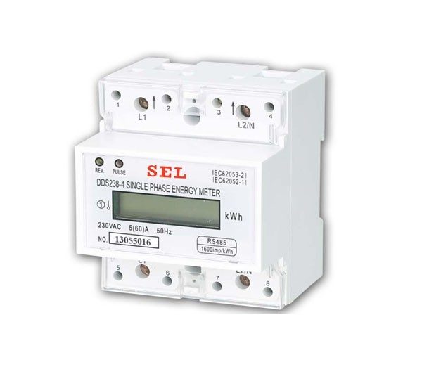DDS238-4P RS485 Single-phase Din-rail Energy Meter